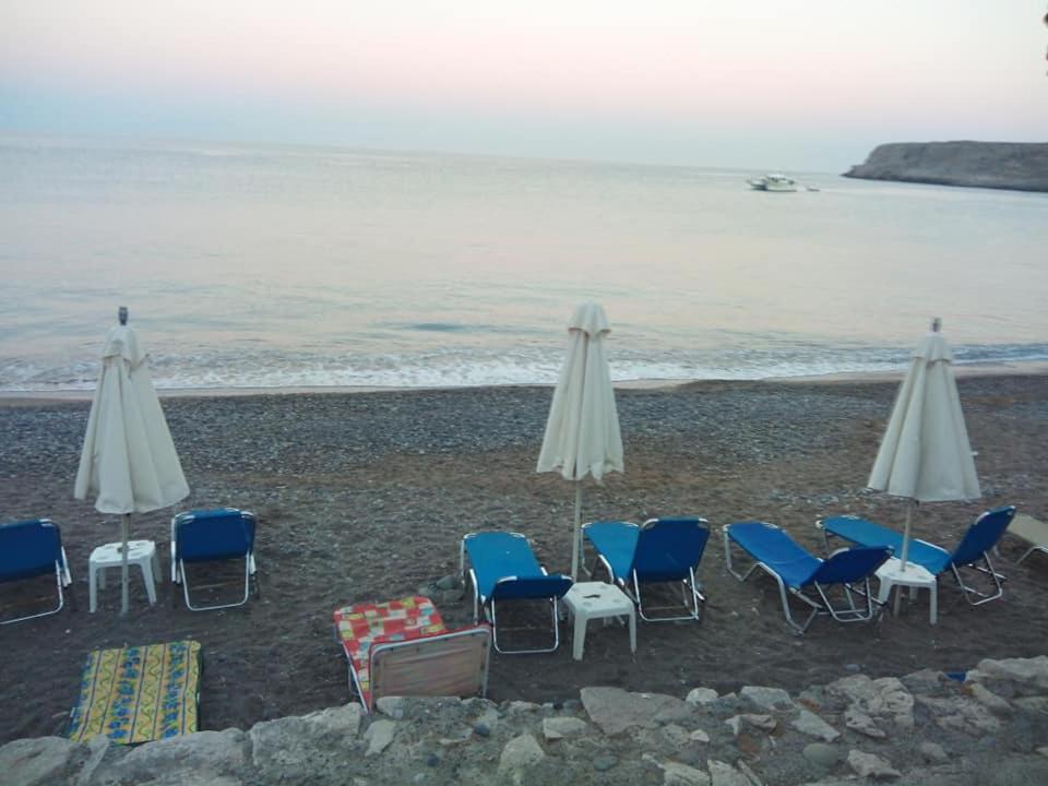 Beachfront Apartment Kato Káto Zákros Exteriör bild